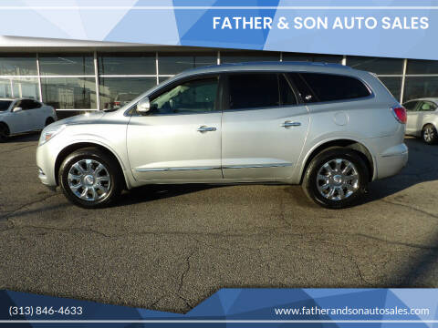 2017 Buick Enclave for sale at Father & Son Auto Sales in Dearborn MI