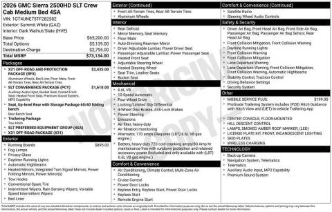 2026 GMC Sierra 2500HD