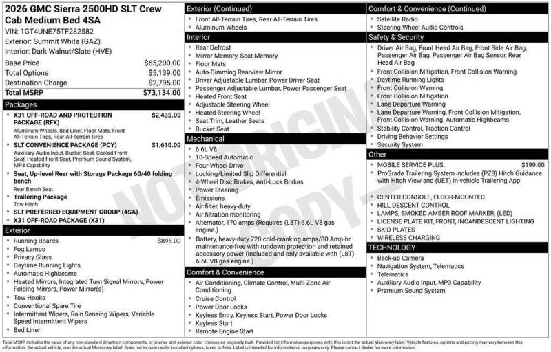 2026 GMC Sierra 2500HD