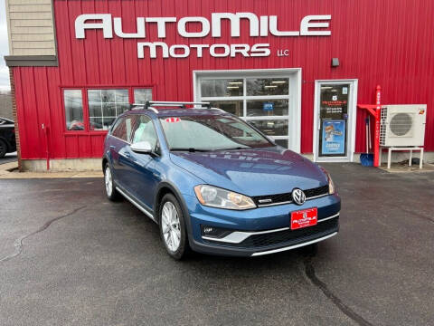 2017 Volkswagen Golf Alltrack for sale at AUTOMILE MOTORS in Saco ME