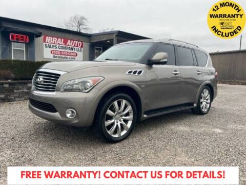 2014 Infiniti QX80 for sale at Ibral Auto in Milford OH