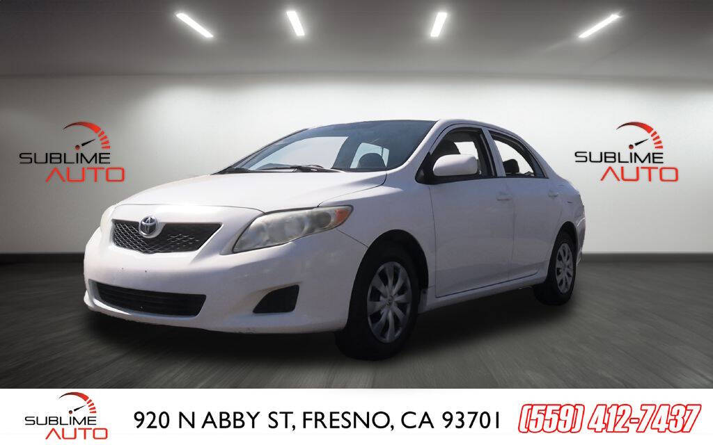 2010 Toyota Corolla for sale at SUBLIME AUTO in Fresno, CA