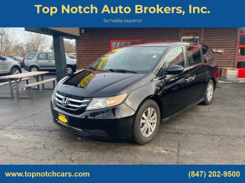 2015 Honda Odyssey for sale at Top Notch Auto Brokers, Inc. in McHenry IL