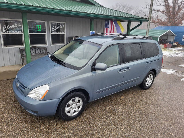 2008 Kia Sedona for sale at Clarks Auto Sales Inc in Lakeview, MI