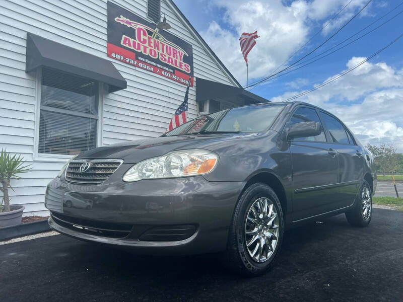 2007 Toyota Corolla for sale at CENTURY AUTO SALES in Orlando FL