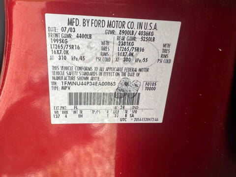 2004 Ford Excursion Eddie Bauer