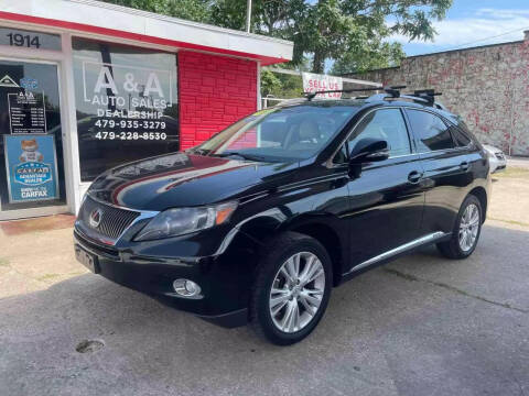2010 Lexus RX 450h for sale at A & A Auto Sales in Fayetteville AR