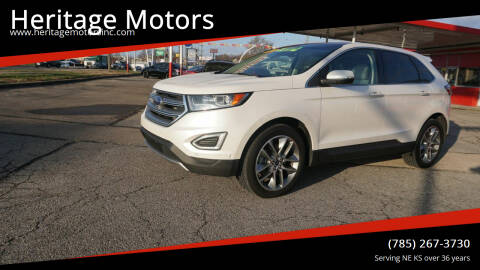 2017 Ford Edge for sale at Heritage Motors in Topeka KS