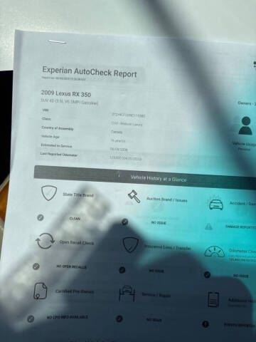 2009 Lexus RX 350