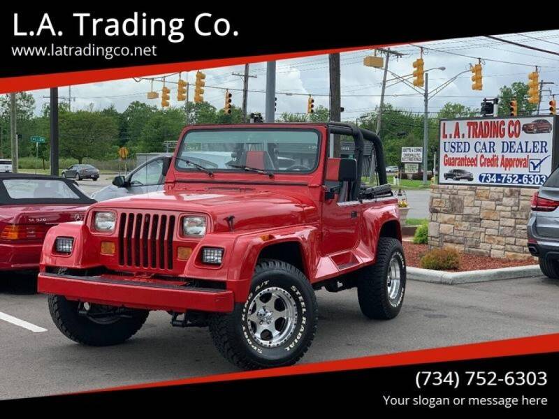 1992 Jeep Wrangler for sale at L.A. Trading Co. Woodhaven in Woodhaven MI