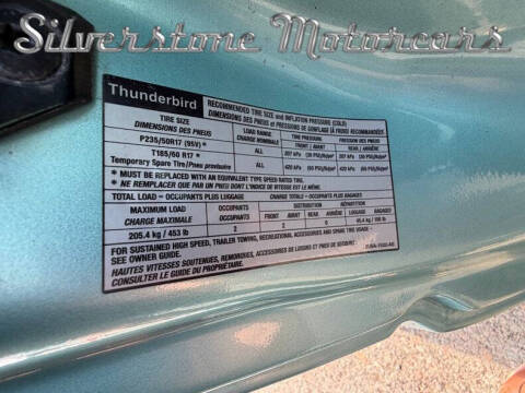 2002 Ford Thunderbird Deluxe
