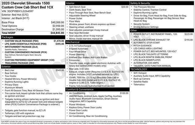 2020 Chevrolet Silverado 1500