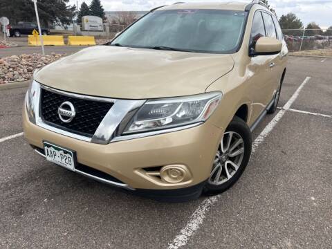 2013 Nissan Pathfinder for sale at AROUND THE WORLD AUTO SALES in Denver CO