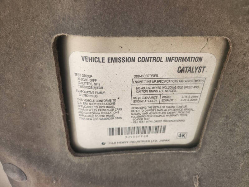 2003 Subaru Outback