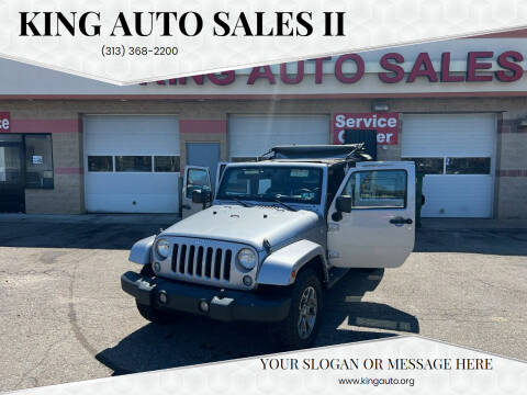 2014 Jeep Wrangler Unlimited for sale at KING AUTO SALES  II in Detroit MI