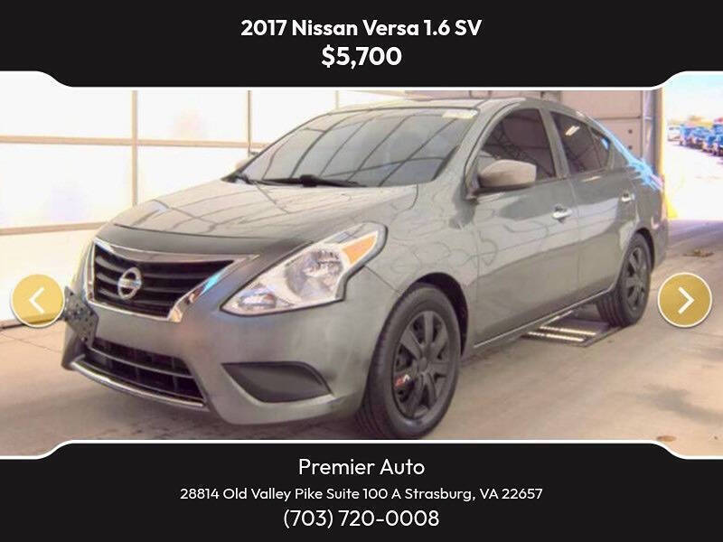 2017 Nissan Versa 1.6 SV