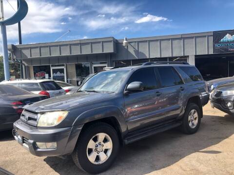 2004 Toyota 4Runner for sale at Rocky Mountain Motors LTD in Englewood CO