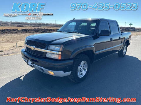 2005 Chevrolet Silverado 1500 for sale at Tony Peckham @ Korf Motors in Sterling CO