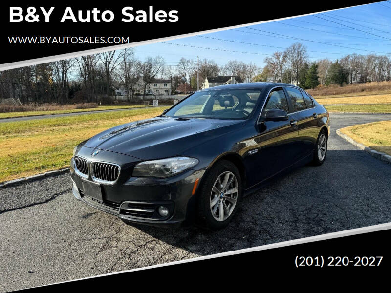 2015 BMW 5 Series for sale at B&Y Auto Sales in Hasbrouck Heights NJ