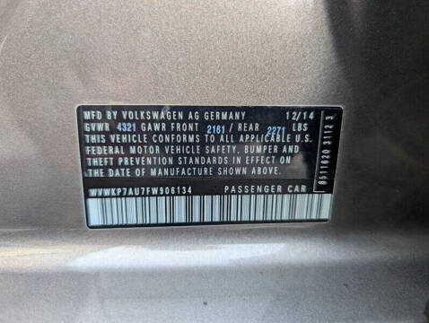 2015 Volkswagen e-Golf Limited Edition