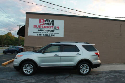 2012 Ford Explorer for sale at Burlington Auto Mart in Burlington NC