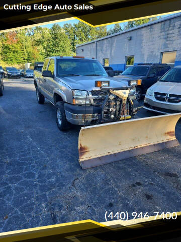 2003 Chevrolet Silverado 2500HD for sale at Cutting Edge Auto Sales in Willoughby OH