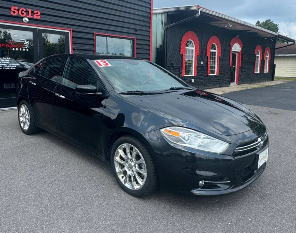 2013 Dodge Dart for sale at SIGNATURE AUTOS LLC in Weston, WI