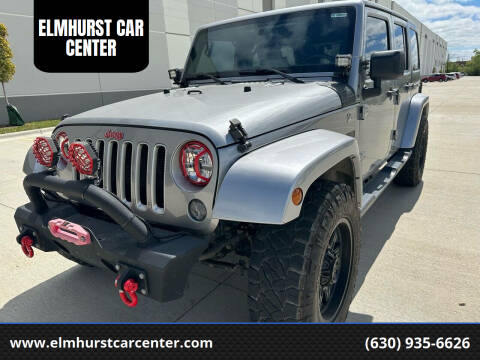 2016 Jeep Wrangler Unlimited for sale at ELMHURST CAR CENTER in Elmhurst IL