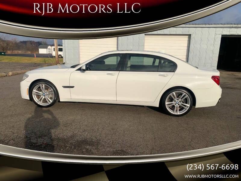 2013 BMW 7 Series for sale at RJB Motors LLC in Canfield OH