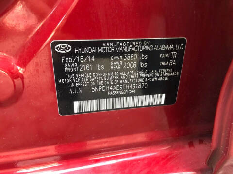 2014 Hyundai Elantra SE