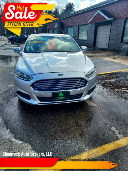 2013 Ford Fusion for sale at Shamrock Auto Brokers, LLC in Belmont NH