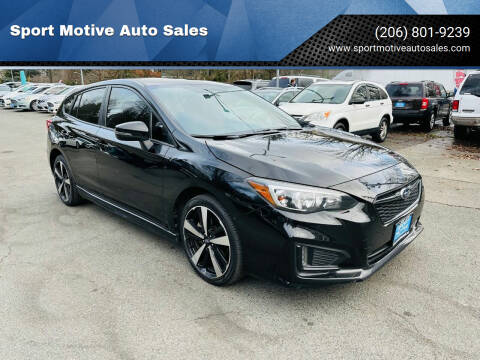 2019 Subaru Impreza for sale at Sport Motive Auto Sales in Seattle WA