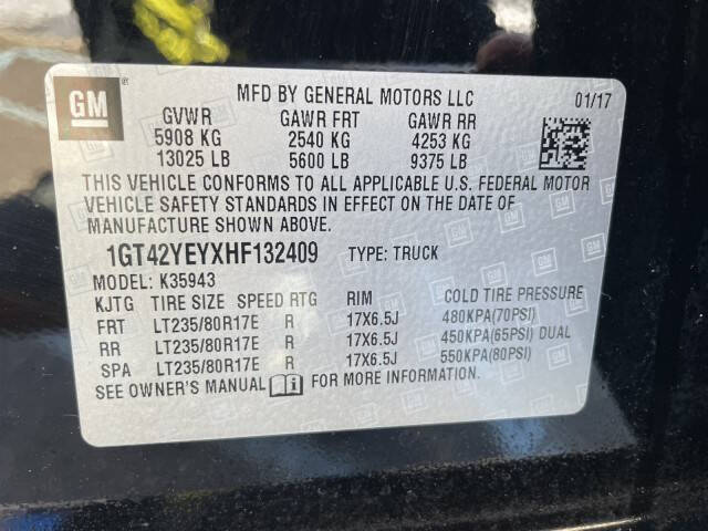 2017 GMC Sierra 3500HD