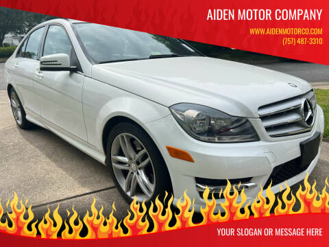 2013 Mercedes-Benz C-Class for sale at Aiden Motor Company in Portsmouth VA