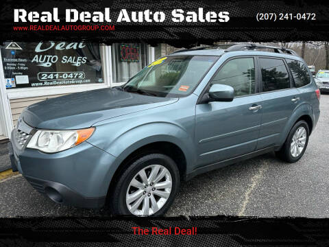 2013 Subaru Forester for sale at Real Deal Auto Sales in Auburn ME
