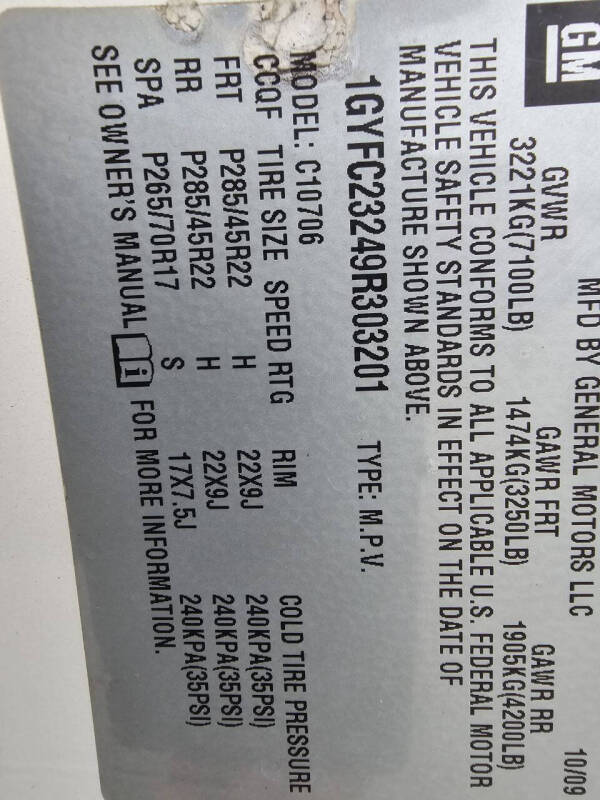 2009 Cadillac Escalade