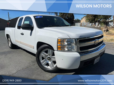 2007 Chevrolet Silverado 1500 for sale at WILSON MOTORS in Stockton CA