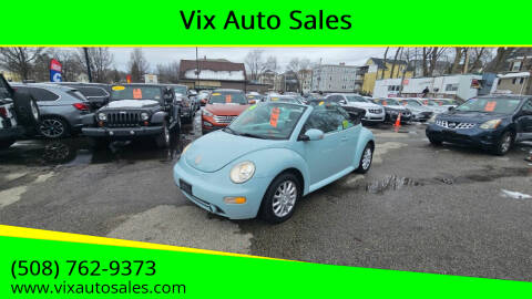 2004 Volkswagen New Beetle Convertible for sale at Vix Auto Sales in Worcester MA