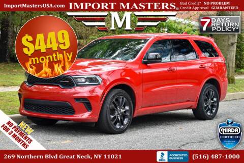 2021 Dodge Durango for sale at Import Masters in Great Neck NY