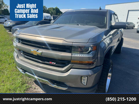 2017 Chevrolet Silverado 1500 for sale at Just Right Camper And Truck Sales in Panama City FL