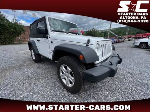 2015 Jeep Wrangler for sale at Starter Cars in Altoona PA