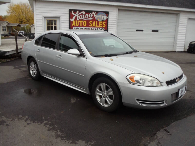 2012 Chevrolet Impala for sale at KAISER AUTO SALES in Spencer WI