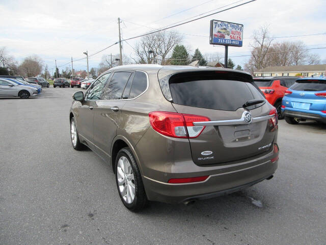 2018 Buick Envision for sale at FINAL DRIVE AUTO SALES INC in Shippensburg, PA