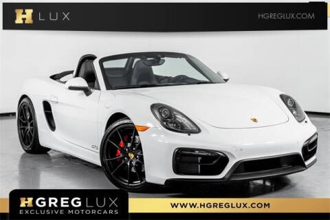 2015 Porsche Boxster for sale at HGREG LUX EXCLUSIVE MOTORCARS in Pompano Beach FL