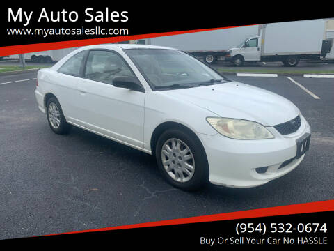 2004 Honda Civic for sale at My Auto Sales in Margate FL
