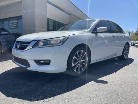 2015 Honda Accord for sale at AutoHaus in Colton CA