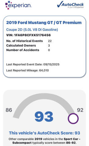 2019 Ford Mustang GT Premium