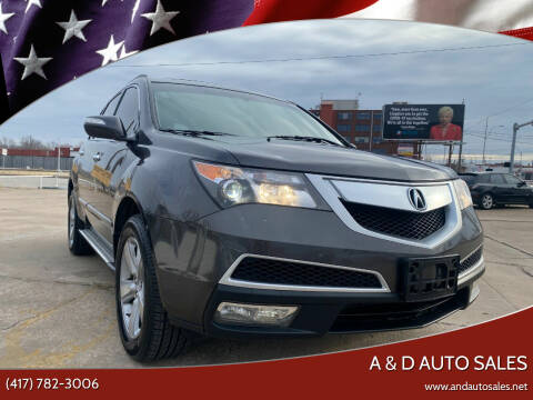 2011 Acura MDX for sale at A & D Auto Sales in Joplin MO