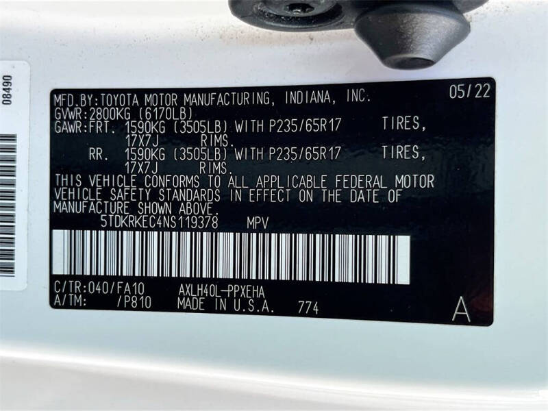 2022 Toyota Sienna LE 8-Passenger