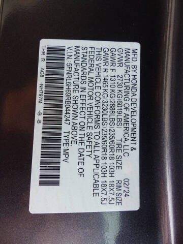 2024 Honda Odyssey EX-L